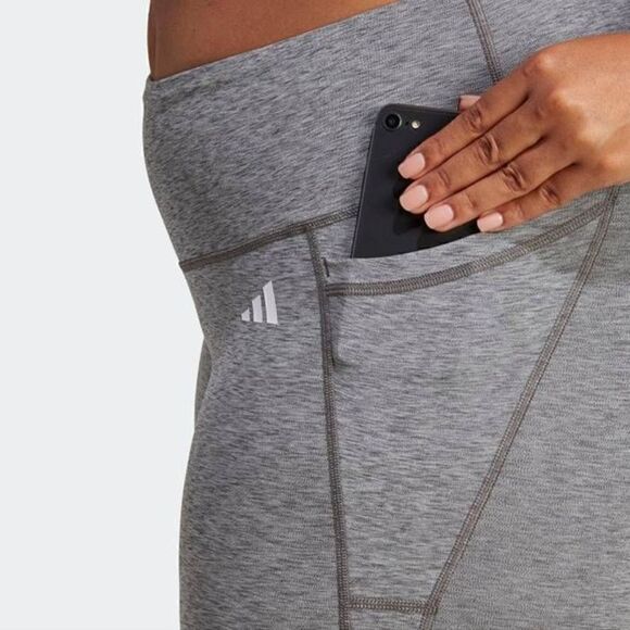 Adidas Plus Size Optime Stash Pocket 7/8 Training Leggings 2X -A - Picture 3 of 5